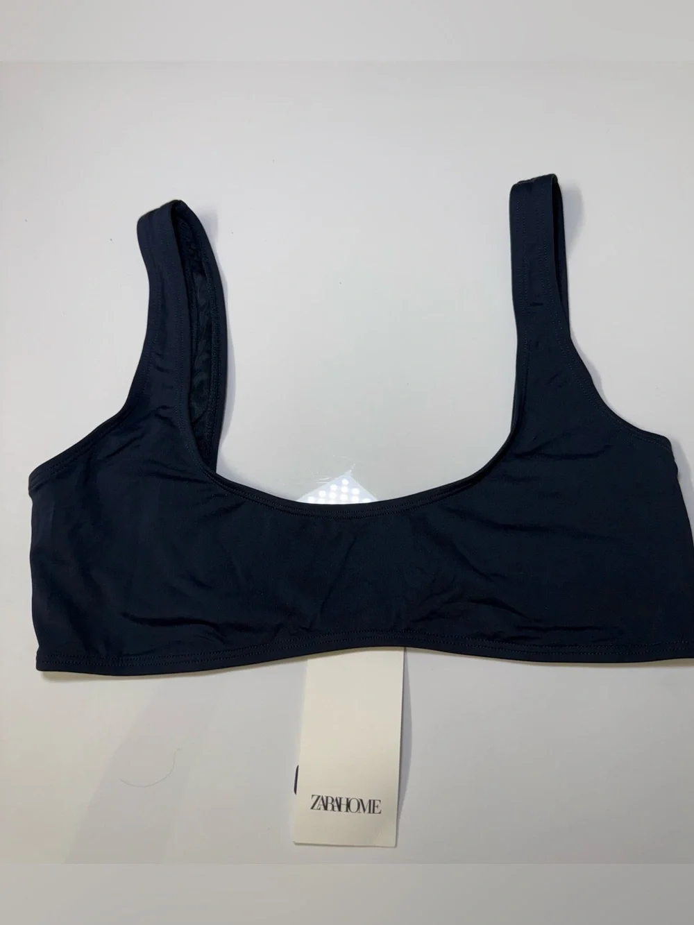 Zara Home navy blue bikini top size M